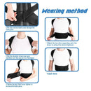 Back Posture Correction Shoulder Corrector Support Brace Belt Therapy Men W H9V7