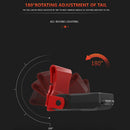 3 LED Sensor Clip On Headlamp 90 Degree Foldable Light Night Head Lamp Headlight