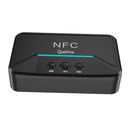 3.5mm Wireless Bluetooth5.0 Jack Audio Receiver Speaker Headphone Black