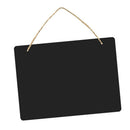 Double Side Chalkboard Blackboard for Home Wall Shop Door Hanging 23x17cm
