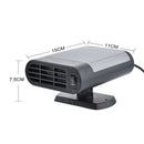Grey Dc12v Automobile Winter Heating Warm Air Locomotive Carrying Heater He