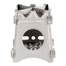 Portable Stainless Steel Wood Stove Outdoor Camp Picnic Foldable Burning Cooker