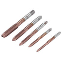5pcs HSS M3 M4 M5 M6 M8 Spiral Thread Right Hand Tap Drill Set Hand Tools