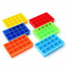 Silicone 15-Cavity Square Drink Ice Square Pudding Jelly Chocolate Mold Mou