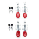 4Pcs GH-201A Vertical Horizontal Quick Release Toggle Clamps Hand Push Tool Delu