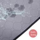 Washable Pet Diaper Pad Waterproof Durable Urine Absorbent Mat (Gray S) A
