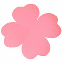Silicone Leaf Shape Non-Slip Heat Resistant Cup Mat Coaster Pink E8L2