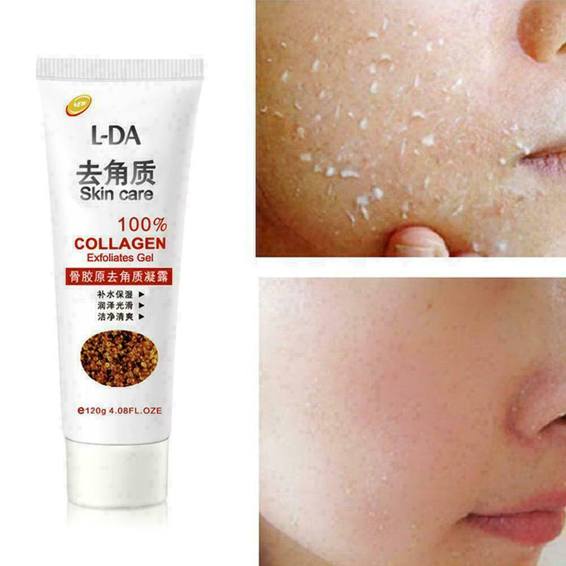 Facial Exfoliator Cleansing Natural Organic Collagen Gel Face U3O5 Peeling J3K5