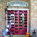12pcs/string Horror Bat Halloween Non-woven Bat String KTV Bar Home Party OZ