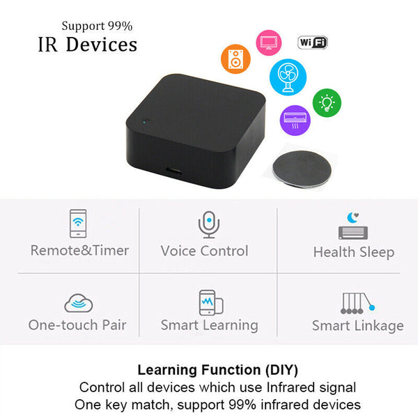 DIY 2.4G Smart Home Universal WiFi Infrared Remote Control for Alexa Google Home