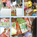 2Pcs Paper Making Mould Frame Screen Simple Handmade Kid DIY Paper Tools
