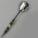 3x 18g Soft Tip Dart Black Coated Barrel Plastic with Flights Solid Brass I E8V3