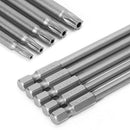 5Pcs 150mm T10-T30 Long Magnetic Torx Electric Screwdriver Drill Bits Kit Set