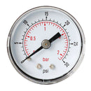 1.61" Dial Utility Pressure Gauge Water Oil Gas Gauge 0-30PSI Pressure Gauge