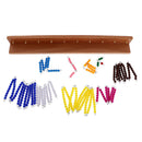 Kids Toddlers Xmas Gift Montessori Math Learning - 1-10 Square Hanging Beads