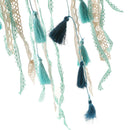 Dream Catcher - Linen Tassel Ring Girls Kids Nursery Dreamcatcher Ring Green