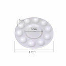 12 Pcs Paint Tray Palettes Plastic for DIY Craft Professional Art Painting I2H8