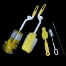 5pcs baby bottle brush sponge plastic glass cup milk clearing kids accessories3C