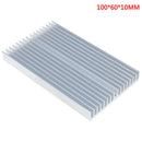 100*60*10mm Aluminum Heatsink Cooler Chip Radiator for IC LED Power Transis OZ