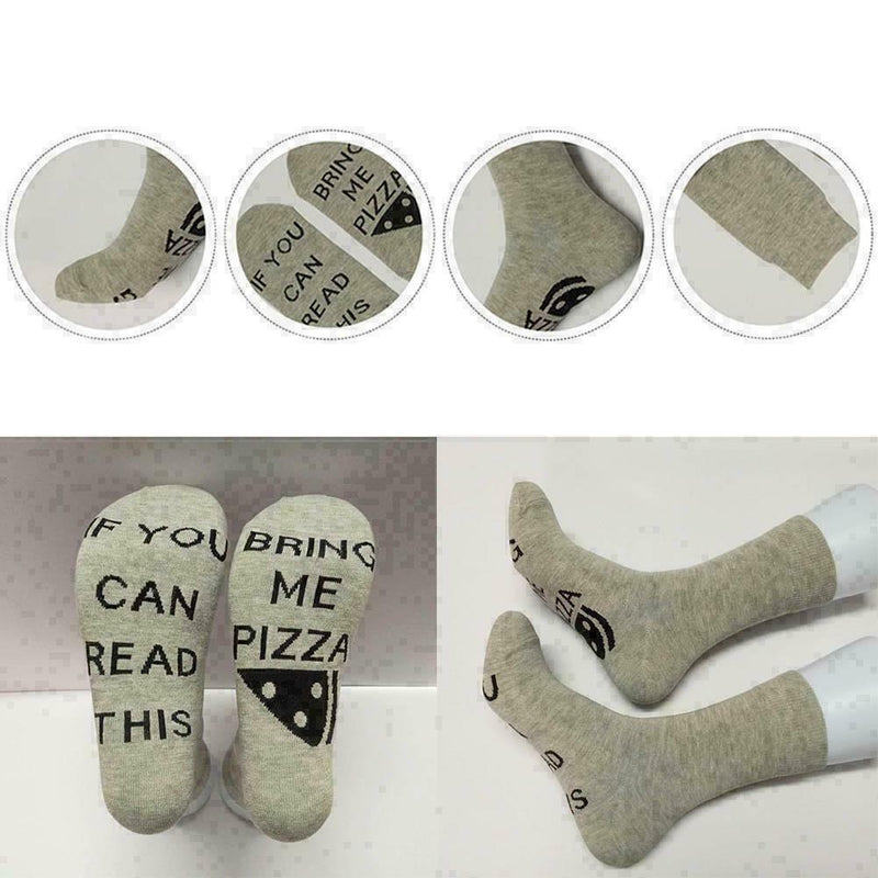 Men Women Letter "If You can read this Bring Me A Beer Sock "Printed Funny W7F4