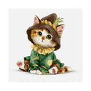 5D DIY Diamond Painting Cute Cat Cross Stitch Embroidery Rhinestones Kits 1