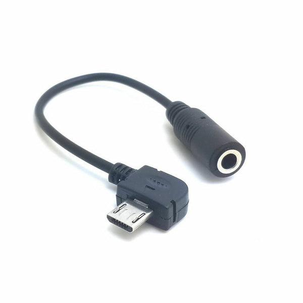 14cm Micro USB To 3.5mm Stereo Female Jack Audio Adapter Cable Universal