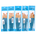 10Pcs Acrylic Watercolor artists paint brush nylon multifunction hook line penOZ