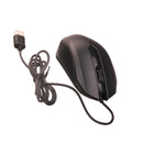 USB Wired 3 Buttons Optical Mouse for Daily Office/Home Usage-Black