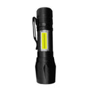 Mororock XPE T6 COB LED 3-Modes Mini USB Rechargeable Flashlight Torch Zoom Lamp