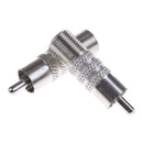 2PCS F-Type F Female to RCA Male Plug RF Coaxial Coax Adapter Connector M&O