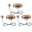 3Pcs 3 String Cigar Box Guitar Pickup + Input Jack Pre-Wired Piezo Amplifier