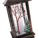 Christmas LED Glow Flame Candlestick Wind Light Decorative Ornaments,Snowma