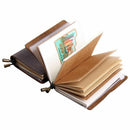 Handmade Traveler's Notebook, Leather Travel Journal Notebook for Men & Wom P2Q8