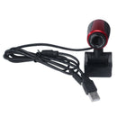 USB Webcam with Mic 480p Full HD Web Camera for PC/Laptop Computer