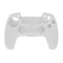 Silicone Controller Protective Case for Sony PS5 Anti-Slip Cover (Clear) A