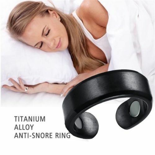 Hot Acupressure Stop Insomnia Sleep Aid Anti Snore Ring Stopper Magnetic Therapy