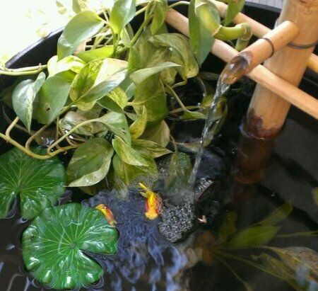 2 Pcs Orange Red Plastic Faux Fantail Goldfish for Aquarium Decoration