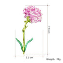Plant Flower Brooch Fashion Badge Backpack Jacket Decor Ornaments Gift (C) A