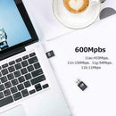 AC600 Mbps Dual Band 2.4/5Ghz Wireless USB Mini WiFi 802.11 Adapter New Net Q2G1