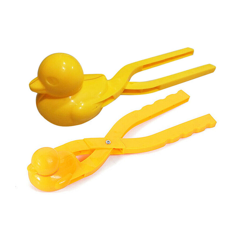 Cartoon Snowball Maker Clip Children Winter Outdoor Snow Mold Tool (Yellow)
