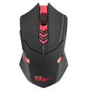 2.4GHz Wireless Gaming Mouse 7 Buttons 2400 DPI LED Backlight Optical Mouse Red