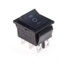 2x Newest KCD4 Rocker Switch Black DPDTON/OFF/ON 6 PIN 16A/250VAC 20A/125VACgy3C