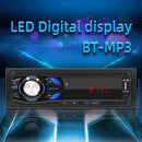 Single 1DIN Bluetooth Car Stereo MP3 Player FM Radio AUX TF Card U Disk+Remote
