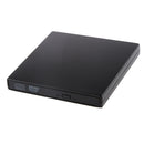 USB 2.0 External DVD Combo CD-R/RW CD-ROM DVD-ROM Burner Drive for PC Black