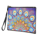 DIY Mandala Special Shaped Diamond Painting Wristlet Clutch Women Wallet