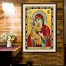Rhinestones Diamond Embroidery Religion Diamond Paiing Diamond Mosaic ResinOZ