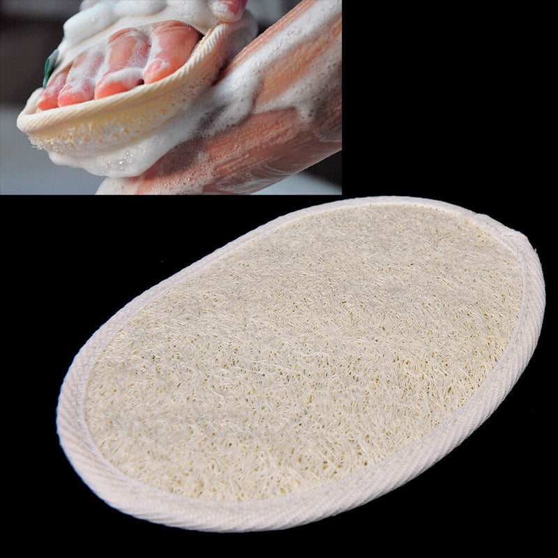 Exfoliating Loofah Pad Natural Cleaning Sponge Scrubber Bath Spa Shower Brush Gw
