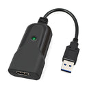 Video Capture Card USB to HDMI 1080p Audio Video Grabber for Live Streaming A
