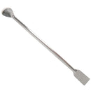 1Pc New Stainless Steel Spoon Medicinal ladle with Spatula,Length 300m@