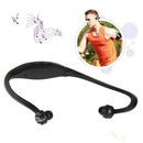 Sport Headset Headphone Card Earphone MP3 Music Player Micro SD TF (Black A